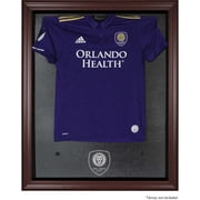 Orlando City SC Mahogany Framed Team Logo Jersey Display Case