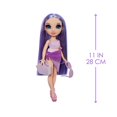 thumbnail image 3 of Poupée Rainbow High Swim & Style Violet (violette) de 11 po (28 cm), 3 of 6