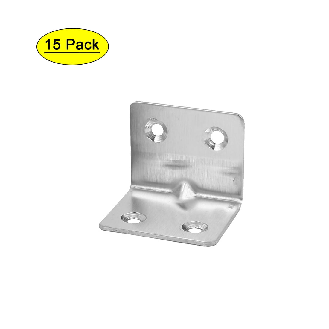 Small/Large Steel Flat Right Angle Bracket L Shape Corner Repair Brace Plate 10, 150mm