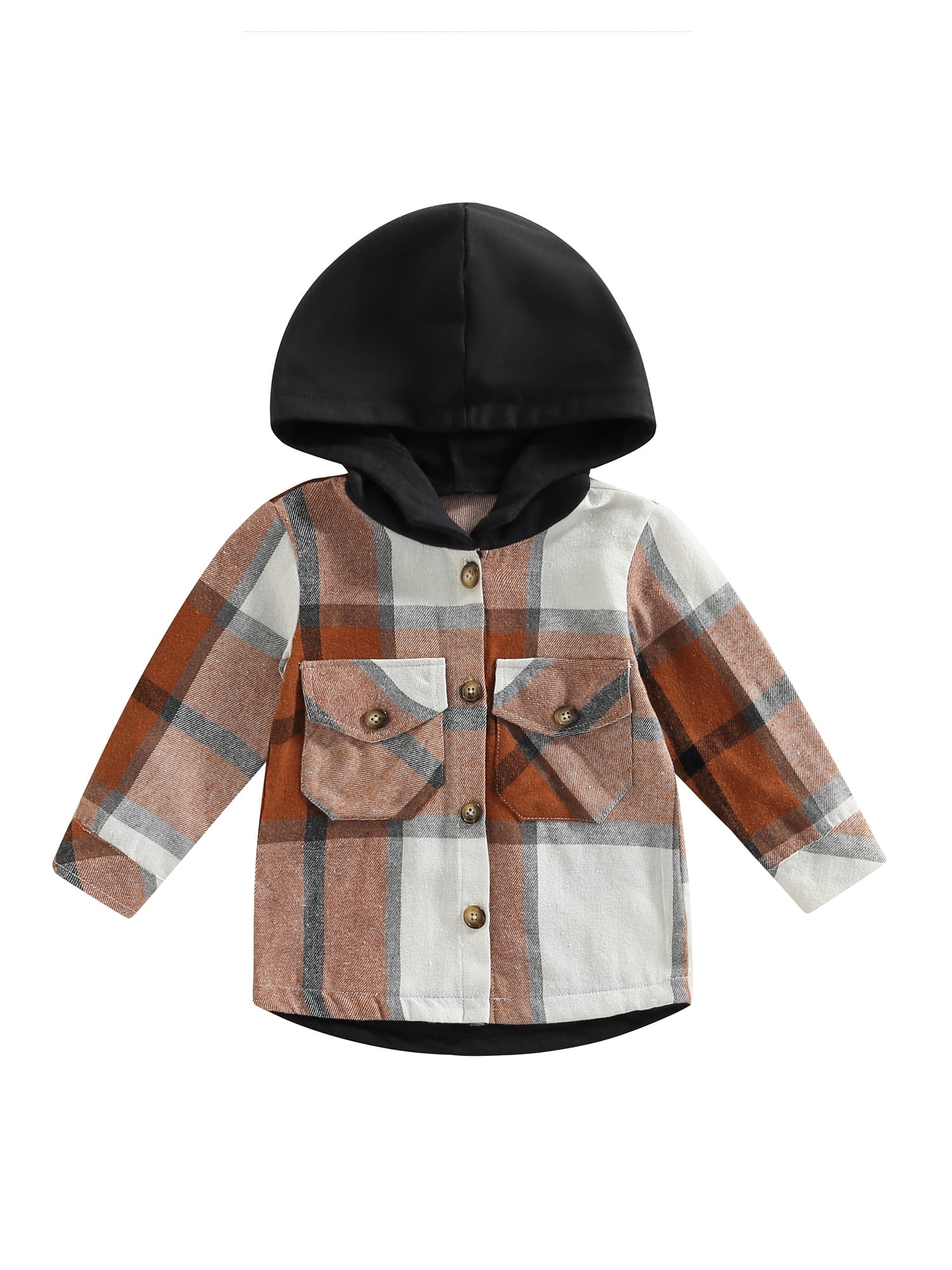 Toddler Baby Kid Clothes Boy Girl Hooded Hoodies Coat Jacket Casual Outwear Tops 