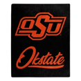 thumbnail image 1 of Caseys 9060426874 50 x 60 in. Oklahoma State Cowboys Raschel Signature Design Blanket, 1 of 1