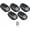 5Pcs, variant on 2Pcs Solar Powered RGB Car Roof Strobe Light with Remote Control, Wireless Waterproof LED Marker Light, Auto Smart Sensing Safety Warning Light, for Cars Trucks Motorcycles