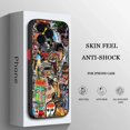 thumbnail image 3 of B-Basquiats Art For iPhone 15 Ultra 14 13 12 11 Mini XS XR X 8 7 Pro Max Plus Frosted Translucent Phone Case, 3 of 5