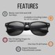 thumbnail image 4 of Paquete de 10 Gafas de Sol Retro Estilo 80's Got Shades Unisex con Protección UV 100%, 4 of 7