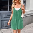 thumbnail image 6 of REALiKUN Jumpsuits For Women Summer Casual Sleeveless Rompers Spaghetti Strap Shortalls Loooe One Piece Jumpsuits, 6 of 8