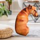 thumbnail image 5 of Arrojar la almohada Almohada para perros Juguete de peluche Almohada para abrazar Almohada de Regalos de Navidad para niños Niños Niños , Perro 20cm Magideal Arrojar la almohada, 5 of 7