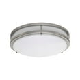 thumbnail image 3 of Amax Lighitng, Inc. Amax Lighting 20W LED flush mount fixture in Brush Nickel Finish Bronze White, 3 of 5