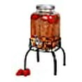 thumbnail image 3 of Estilo sur Support en Métal avec Robinet Anti-Fuite Distributeur de Boissons Individuelles 1 Gallon, Transparent, 3 of 5