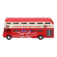 thumbnail image 1 of Bus Toy, 1:90 Safe Bus Toy With Light, Electric Bus Toy, Exquisite Workmanship For Collection Decoration Red, 1 of 8