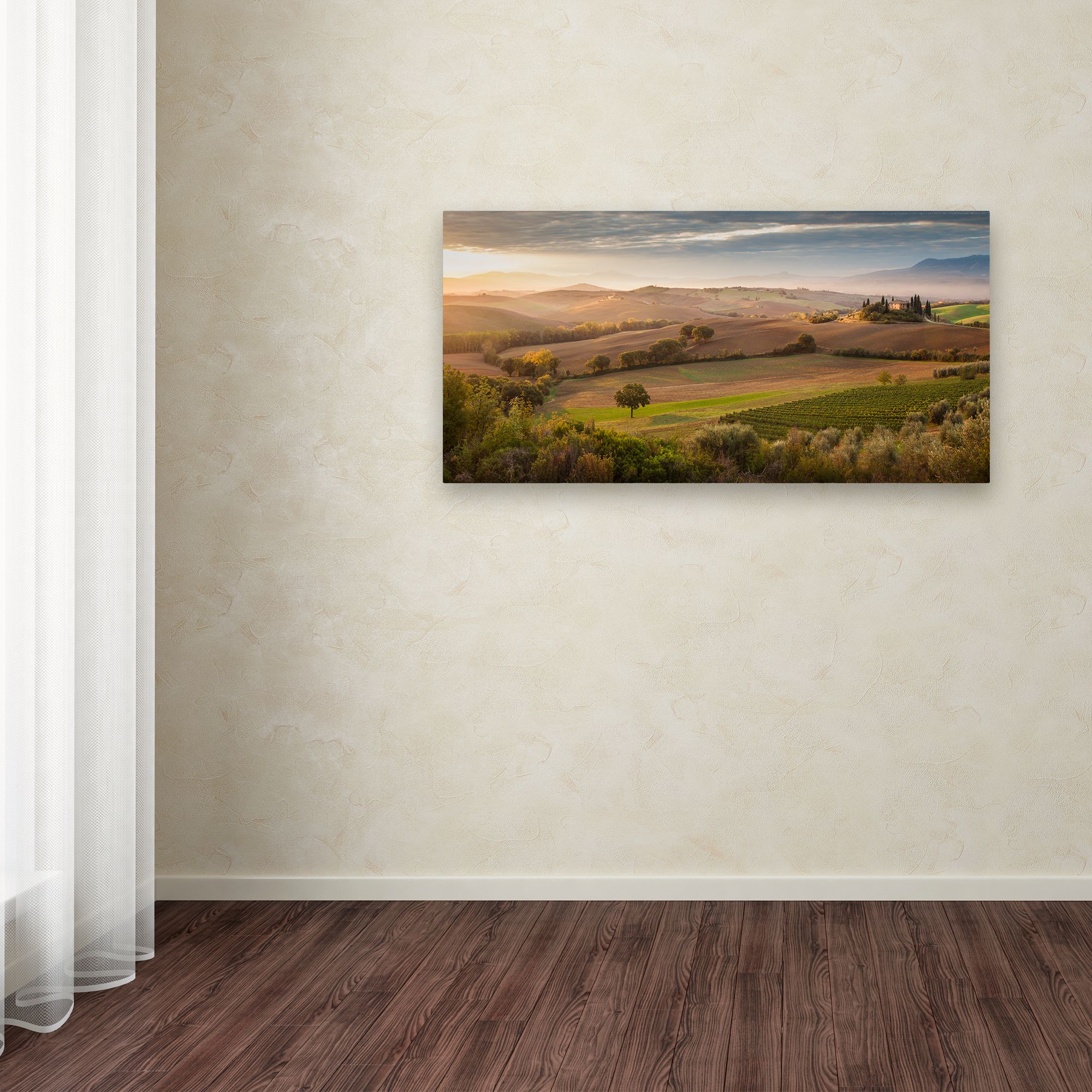 Peter Svoboda 'Fairyland At Dawn' Canvas Art