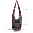 thumbnail image 4 of Stowty Women Shoulder Handbags Fashion canvas Hippie Crossbody Bags Bohemian Animal Prints Hobo Bags, 4 of 9