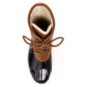 JBU BY JAMBU Womens Navy Waterproof Maplewood Round Toe Lace-Up Duck Boots 9 M