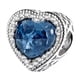 thumbnail image 5 of Dije de Corazón Yinane para Pulsera Cuentas Espaciadoras de Metal Azul, 5 of 8