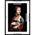 thumbnail image 5 of Art.com Portrait of a Lady with an Ermine Art Print by Leonardo da Vinci, Black Frame Wall Art, 21" x 29", 5 of 5