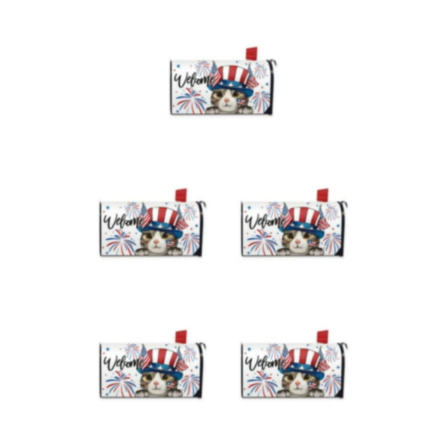 Maytalsory 2118in Size Durable Oxford Mailbox Cover For Home Garden Decor EASY TO ASSEMBLE Letter Box Cover YTYH2309067 5Set