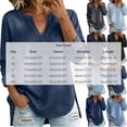 thumbnail image 3 of Womens Denim Shirt Long Sleeve Button Down Shirt Casual Jean Shirt Jacket Vintage Denim Blouses Tops with Pockets Gray M, 3 of 7