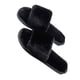 thumbnail image 3 of 1 par de pantuflas antideslizantes de felpa, zapatos de piso de suela suave para el hogar, negro, tamaño 40-41, 26,5 cm, 9,5 EE., 3 of 6