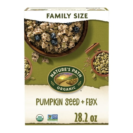 Nature's Path Organic Granola, Pumpkin Seed + Flax, 28.2oz Box