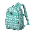 thumbnail image 2 of Esign Of Head Pug Dog Backpack for School,Cute School Bag,Schoolbag with Adjustable Shoulder Straps & Padded Back,15.25"x11.5"x5.25", 2 of 6