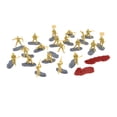 thumbnail image 3 of Kit de 20 modelos de a escala 1/35 para niños y adultos, colección de figuras de personas en miniatura, ideal como regalo para aficionados al Amarillo, 3 of 8