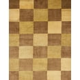 thumbnail image 1 of Ahgly Company Indoor Rectangle Abstract Sedona Brown Checkered Area Rugs, 2' x 5', 1 of 6
