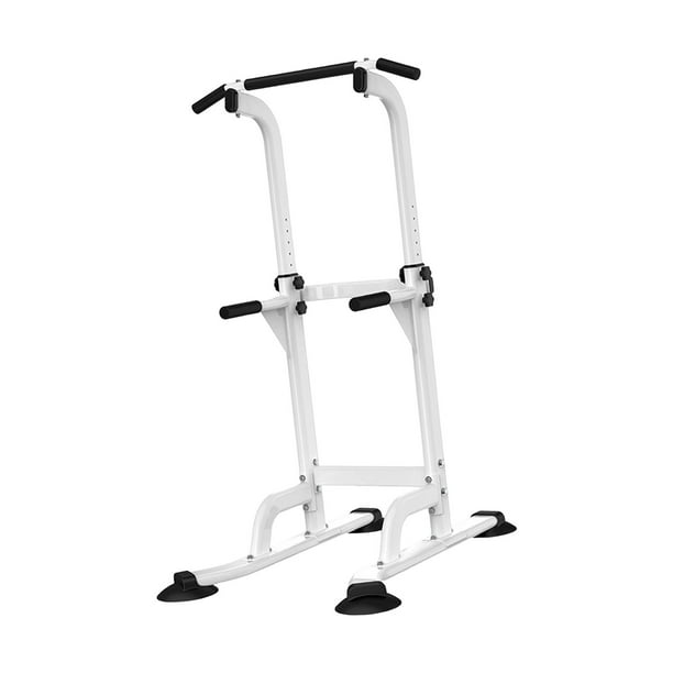 Dip Bars Station Adjustable Frame Pull up Bar Multifunction Chin up White Walmart