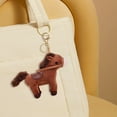 thumbnail image 1 of Llavero de peluche con la mascota del Año de los Caballos, ideal para colgar en mochilas, carteras o como decoración de regalo., 1 of 6