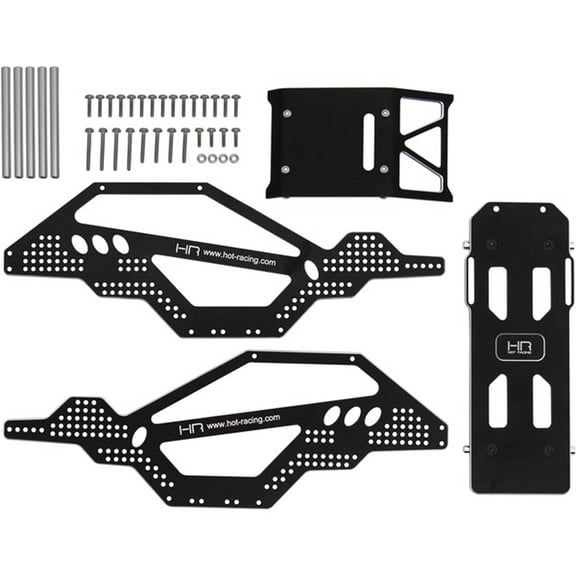 Hot Racing Aluminum Rock Racer Conversion Chassis- SCX24 HRASXTF14RR01 Electric Car/Truck Option Parts