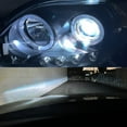 H13 9008 Ice Blue LED Fog Light Bulbs 3In1 6000K 8000K 10000K