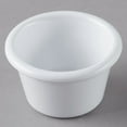 thumbnail image 4 of Truecraftware – Set of 12- Smooth Ramekin 3 oz. White Color Melamine - Individual Condiments Ramekins Portion Dipping Sauce, 4 of 5