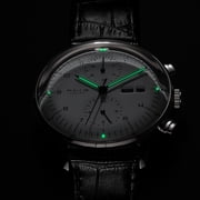FEICE Men’s Watches Bauhaus Automatic Watch Stainless Steel Mechanical Watch Wristwatch Casual Dress Watches for Men with Leather Bands Date -FM121