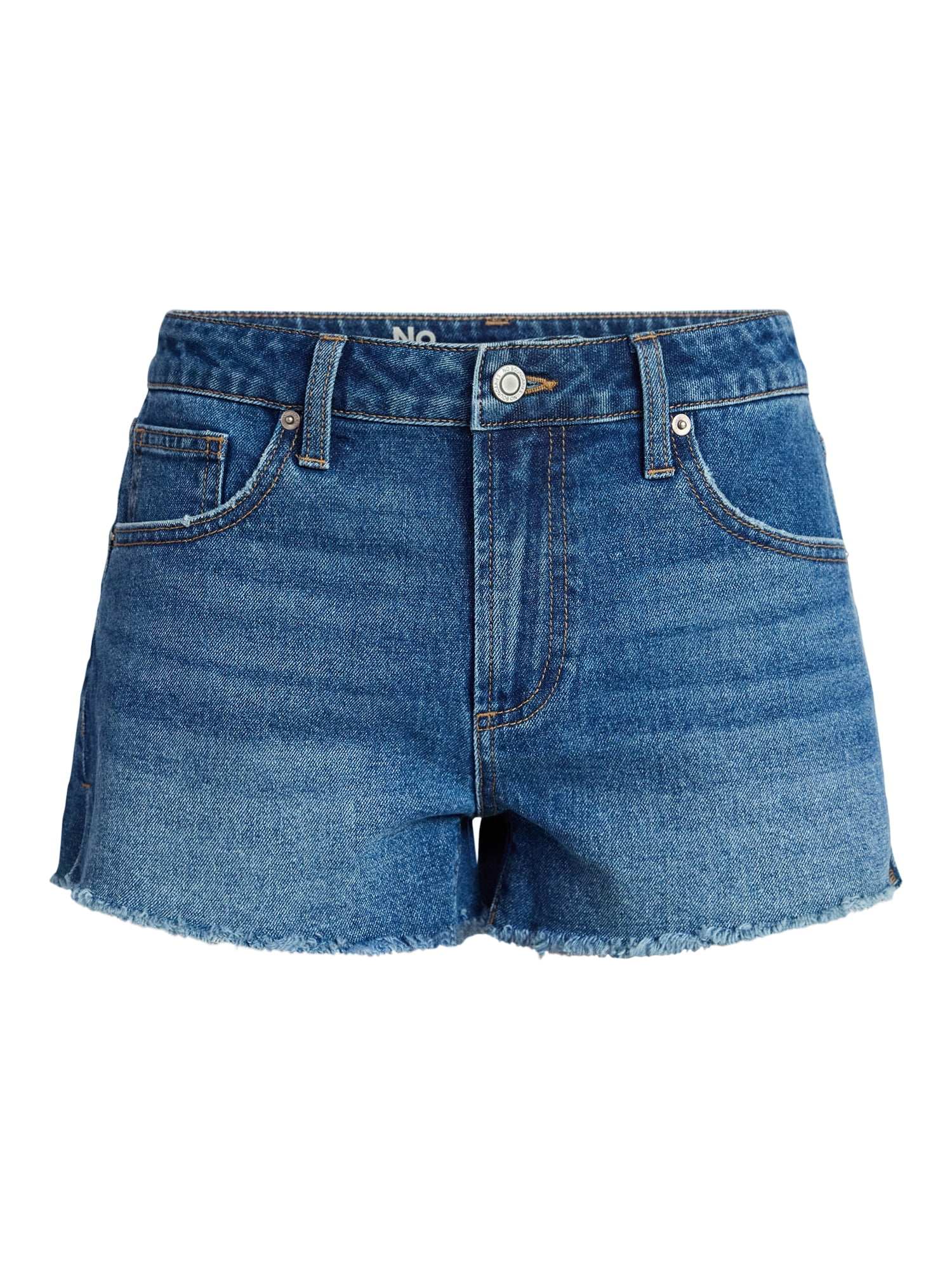 No Boundaries Mid-Rise Denim Shorts, 3" Inseam, Women's 00-20