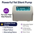 thumbnail image 3 of Proheal Bariatric Low Air Loss Alternating Pressure Air Mattress with Pump & Dual Compressor Stages I-IV - 48" x 80" x 10", 3 of 7