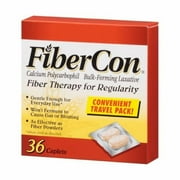 FiberCon Fiber Therapy For Regularity 36 Caplets Pack of 2
