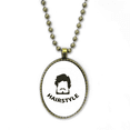thumbnail image 1 of Collier Art Déco Barbe Cheveux Cheveux Cheveux Cheveux Vintage Chaîne Pendentif Bijoux Collection, 1 of 3
