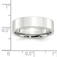 thumbnail image 7 of 10K White Gold 6mm Standard Flat Comfort Fit Band Ring Size 12, 7 of 7