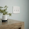 thumbnail image 3 of Franklin Brass Soft Arch (2-Pack) Decorative Light Switch Covers Wall Plate Pure White 3-Gang Oversized Wall Plate Switch/Toggle Plate Guards Electrical Outlet Covers W35899K-PW-CP, 3 of 8