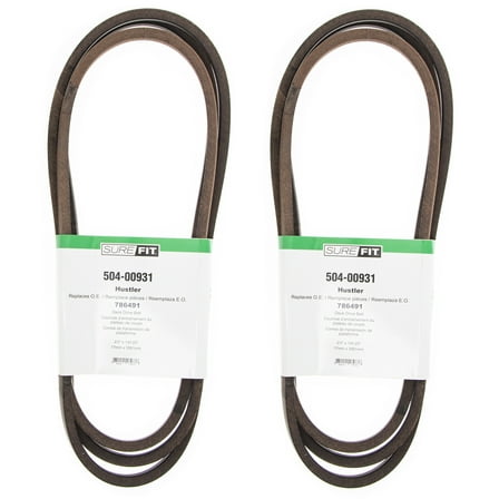 SureFit Deck Drive Belt 786491 44" 48" Cut Hustler Mini Z Super Z Lawn Mower 2PK