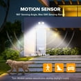 thumbnail image 5 of LUTEC 32W 2500 Lumen LED Security Lights Motion Sensor Light Outdoor, 5000K Daylight, IP65 Waterproof, Dusk to Dawn, Motion Detector Flood Light for Garage, Yard, Porch-White, 5 of 9
