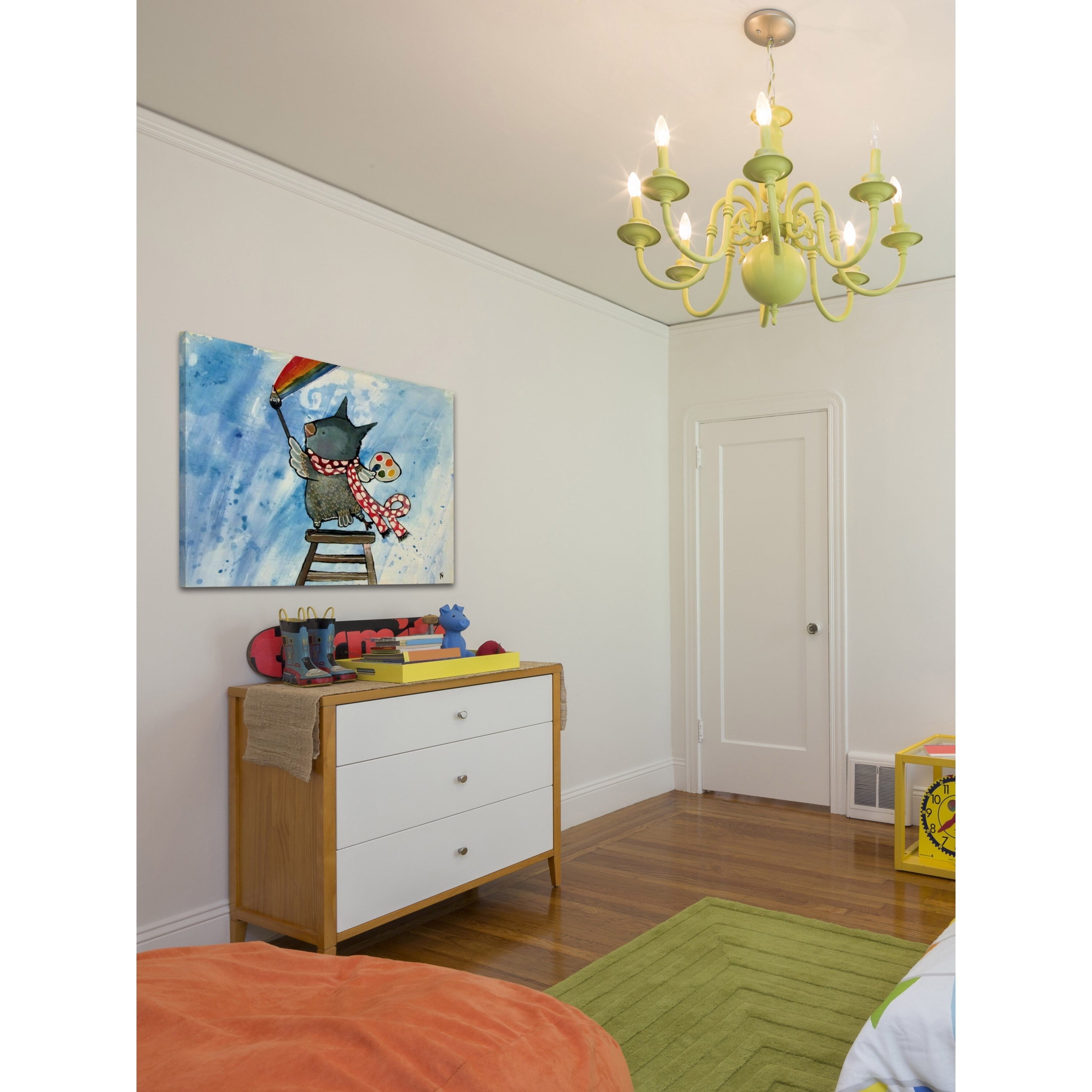"Sky Painting" by Andrea Doss Painting Print on Wrapped Canvas