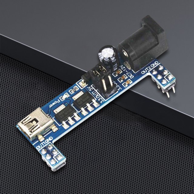 Módulo Módulo de fuente de alimentación compatible con placa de 5 V 3,3 V para placa de pruebas MB102