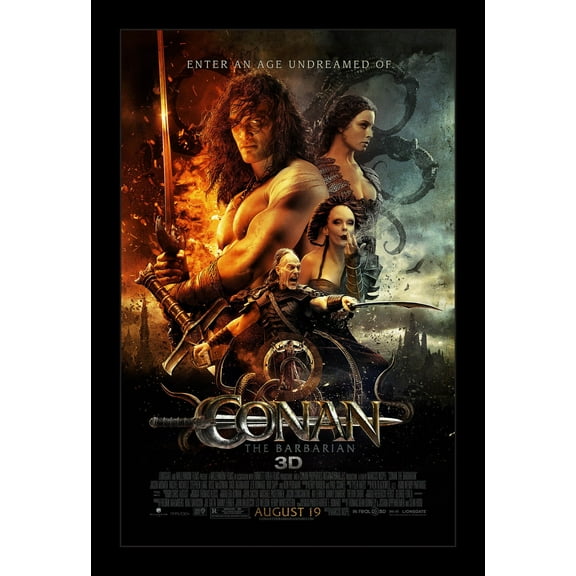 CONAN THE BARBARIAN - 11x17 Framed Movie Poster