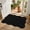 Black, variant on Diatomaceous Earth Bath Mat 16"x24", Grey Absorbent Half Circle Bathroom Rugs with Non-Slip Backing Rubber, Low-Profile Doormat for Kitchen Sink Indoor Modern Pure Gray