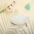 thumbnail image 3 of Unique Bargains 1 Pc Versatile Square Dots Travel Makeup Bag for Travel White Yellow Polyester, 3 of 5