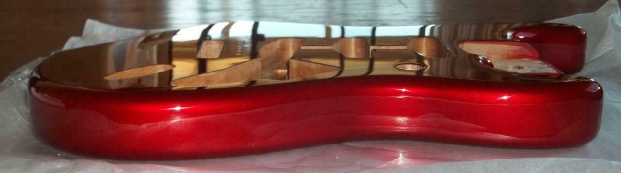 Fender® MIM Candy Apple Red Alder Strat Body~2 7/32" Bridge~S/S/S~4.2 lbs~New