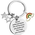 thumbnail image 4 of Coworker Leaving Gifts Keychain Keyring,Never Underestimate the Difference You Made and the Lives You Touched, 4 of 4
