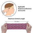 thumbnail image 6 of Naloa Summer Flamingo Fashionable Sport Sweatband for Running, Yoga, Basketball - Head Circumference 19.6-22.4 inches, 6 of 9