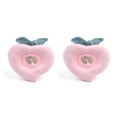 thumbnail image 2 of ZLight Cat Neck Cone Wound Fruit Shaped Puppy Accessories Elizabethan Collars Cover Recovery Collar Kitten Cones Peach Pattern L 2Set, 2 of 6