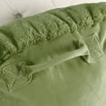 thumbnail image 3 of Home Soft Things DO-IT-YOURSELF Faux Fur Bedrest Pillow Backrest Pillow - Green Moss - 20" x 18" x 17", 3 of 9