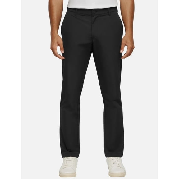 Men s Banana Republic Black Slim Fit Flat Front Pants Size 40 x 30